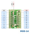 MOD-14.Z Adapter układów SOIC, SO-08, SO-20 - opis wyprowadzeń