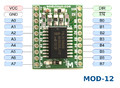MOD-12.Z 8-kanałowy, 2-kierunkowy konwerter napięć 5V/3.3V - opis wyprowadzeń