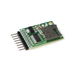 Miniaturowy czytnik kart microSD z buforem i stabilizatorem